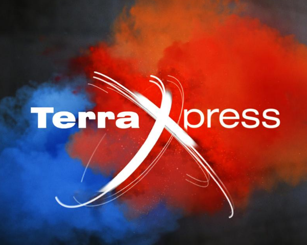 Header für 'Terra Xpress' mit stilisiertem X und Farbverlauf.